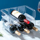 Modern Acrylic Wine Rack Bottle Tabletop Or Countertop Free-Stand Bottle Holder in Clear Clearhalo 'furn' 'furn_wine_racks' 'Furniture' 'Kitchen & Dining Furniture' 'Wine Racks' 'wine_racks' 1200x1200_509baf8f-1a09-4346-9323-855b60d2efba