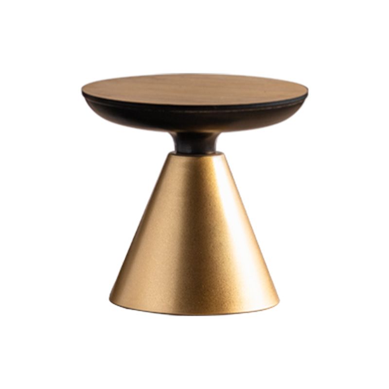 20" Wide French Country Side Table Metal Round Accent Side Table