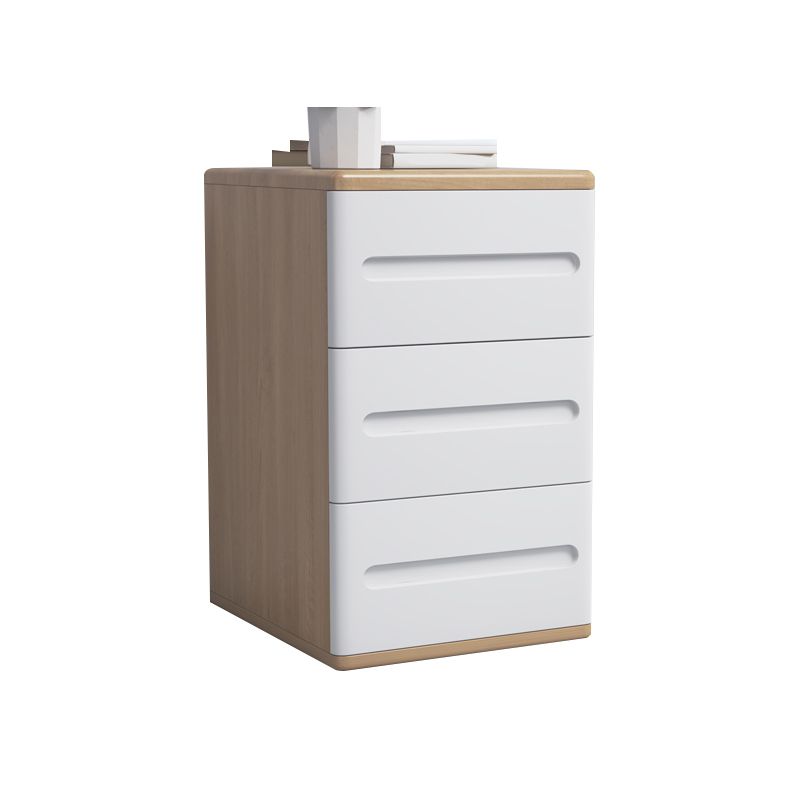 3 - Drawers Contemporary Bedside Cabinet Antique Finish Bed Nightstand Clearhalo 'Bedroom Furniture' 'furn' 'furn_night_stand' 'Furniture' 'night_stand' 'Nightstands' 1200x1200_509ee443-3343-4a48-8fd4-7f0977ebb3c2