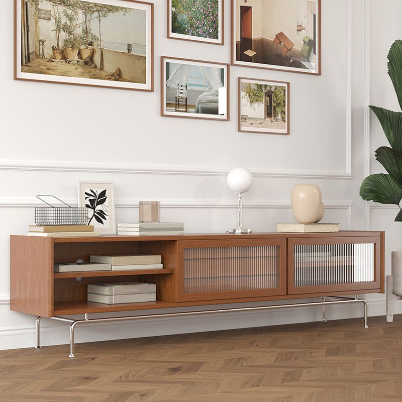 Modern TV Console Solid Wood Media Console TV Stand for Living Room Clearhalo 'furn' 'furn_tv_stands_entertainment_centers' 'Furniture' 'Living Room Furniture' 'TV Stands & Entertainment Centers' 'TV Stands & Media Storage Furniture' 'tv_stands_entertainment_centers' 1200x1200_50a0a32e-0431-4488-b88f-fca083bae0c3