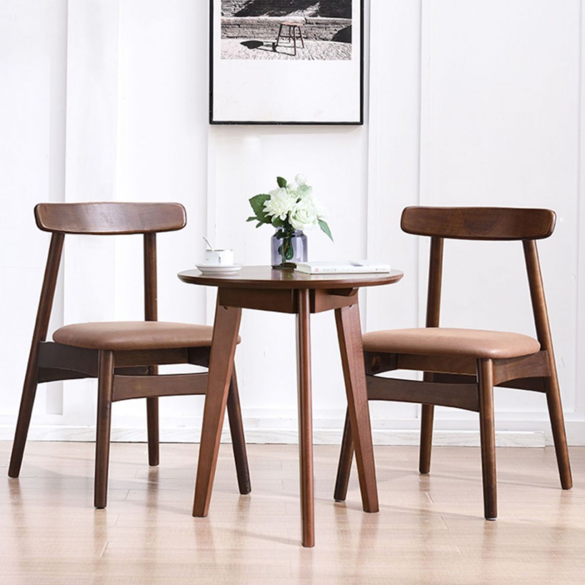 Contemporary Wood Indoor Open Back Side Chair of 18'' Wide Dining Chair Clearhalo ' kitchen&dining_furn' 'Dining Chairs' 'Dining Tables & Seating' 'dining_chair' 'furn' 'furn_dining_chair' 'Furniture' 'furniture_dining_chair' 'Kitchen & Dining Furniture' 'kitchen' 1200x1200_50a1f62c-a3c3-4276-825b-00c1e1eaf640