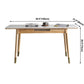 Stone 4-foot Dinette Table Traditional Luxury Extendable Dining Table for Home Clearhalo ' dining_table' 'Dining Tables & Seating' 'Dining Tables' 'furn' 'furn_dining_table' 'Furniture' 'furniture_dining_table' 'Kitchen & Dining Furniture' 'kitchen&dining_furn' 'kitchen' 'kitchen_dining_table' 1200x1200_50a4a47e-d142-4a61-b0ea-b31983af3e21