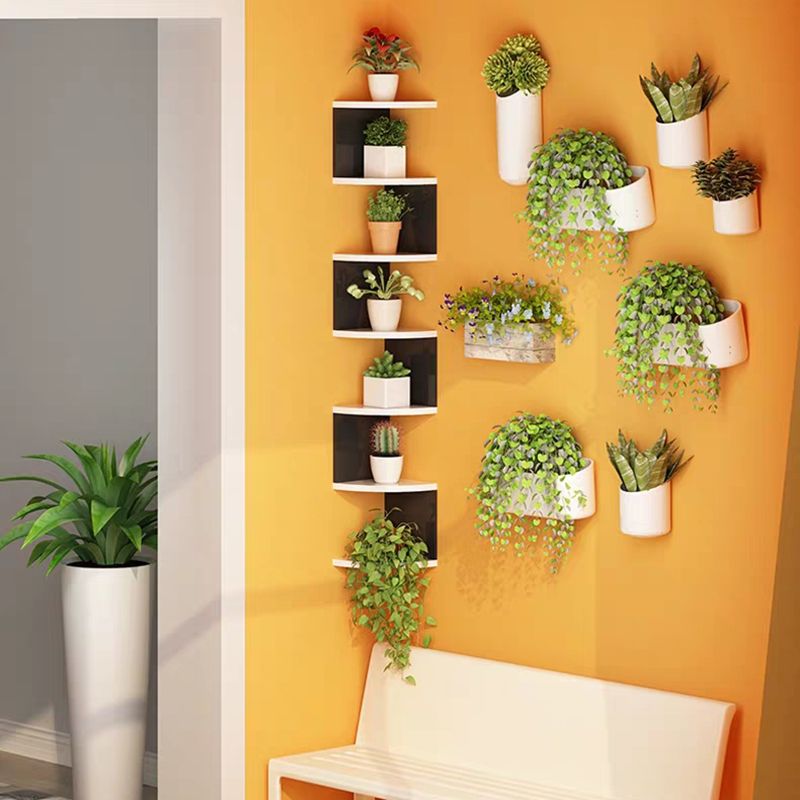 Contemporary Wall Mounted Bookcase Engineered Wood Bookshelf Clearhalo 'Bookcases' 'Furniture' 'furniture_bookcases' 'Office Furniture' 1200x1200_50a4d870-2a7e-4ff7-813c-b20a4c31f3d0