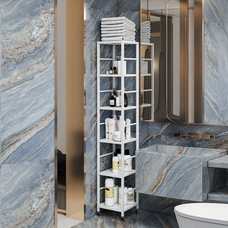 Contemporary Metal Book Shelf Open Home Shelf Bookcase with Shelves Clearhalo 'Bookcases' 'furn' 'furn_bookcases' 'Furniture' 'Office Furniture' 1200x1200_50a52727-8ba8-441b-9f3a-4787d400dd3e