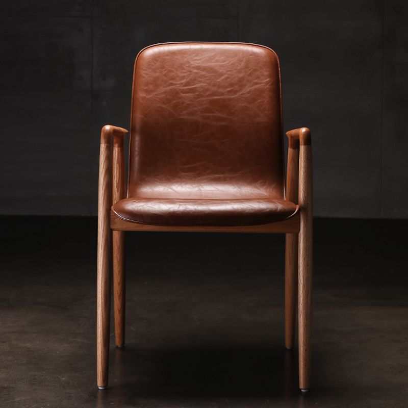 Traditional Style Dining Chair Kitchen Arm Single Chair with Wooden Legs Clearhalo ' kitchen&dining_furn' 'Dining Chairs' 'Dining Tables & Seating' 'dining_chair' 'furn' 'furn_dining_chair' 'Furniture' 'furniture_dining_chair' 'Kitchen & Dining Furniture' 'kitchen' 1200x1200_50a5ee32-13c1-4a06-ba5c-956ff6bc9131