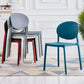 Scandinavian Plastic Armless Chair Open Back Dining Room Chair Clearhalo 'Dining Chairs' 'Dining Tables & Seating' 'dining_chair' 'furn' 'furn_dining_chair' 'Furniture' 'furniture_dining_chair' 'Kitchen & Dining Furniture' 1200x1200_50a6e38a-6781-4456-a63e-5f335bd10154