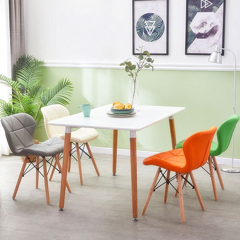 Modern Wood Indoor-Outdoor Room Side Chairs Solid Back Chair Clearhalo ' kitchen&dining_furn' 'Dining Chairs' 'Dining Tables & Seating' 'dining_chair' 'Furniture' 'furniture_dining_chair' 'Kitchen & Dining Furniture' 'kitchen' 1200x1200_50a7e300-b07a-45ab-b393-fdfffc75b6d4