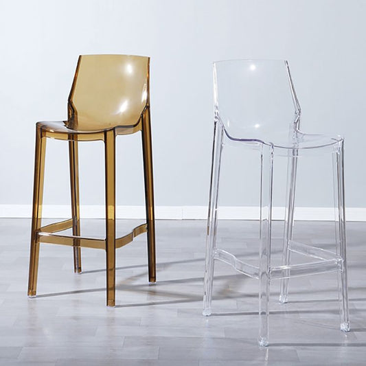 Contemporary Style Plastic Bar Stool Footrest Counter Stool for Bristol
