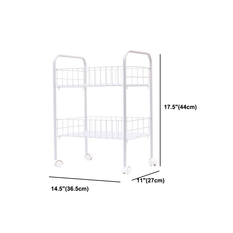 Industrial Iron Etagere Bookshelf Open Vertical Bookshelf with Caster Wheels Clearhalo 'Bookcases' 'furn' 'furn_bookcases' 'Furniture' 'furniture_bookcases' 'kitchen' 'kitchen_bookcases' 'Living Room Furniture' 'Office Furniture' 1200x1200_50acb420-7e4f-4d02-a1c5-49637baff0c3