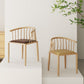 Modern wood-like dining chair armrest-free PU leather dining chair home Clearhalo ' kitchen&dining_furn' 'Dining Chairs' 'Dining Tables & Seating' 'dining_chair' 'furn' 'furn_dining_chair' 'Furniture' 'furniture_dining_chair' 'Kitchen & Dining Furniture' 'kitchen' 1200x1200_50b1a2c9-a678-4ad8-93cc-13ff9ed1791e