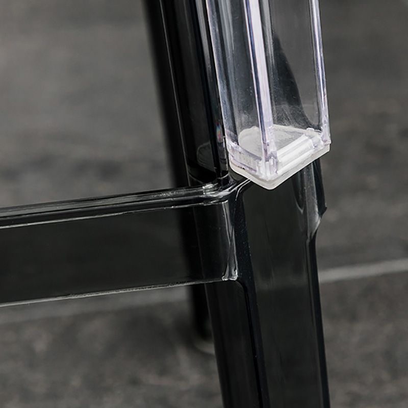 Contemporary Backless Bar-stool Plastic Counter Bar Stool with Plastic Legs for indoor Clearhalo 'Bar Furniture' 'Bar Stools' 'bar_stools' 'furn' 'furn_bar_stools' 'Furniture' 'Kitchen & Dining Furniture' 1200x1200_50b1e084-2c18-42a8-b761-95a3851c736c