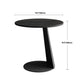 Stone Top Coffee Table with Black Metal Legs for Living Room