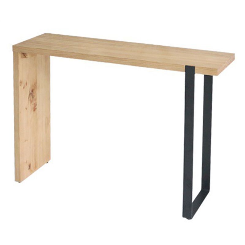 Contemporary Dining Wooden Table Bar Counter Table for Kitchen Clearhalo 'Bar Furniture' 'Bar Tables' 'bar_tables' 'furn' 'furn_bar_tables' 'Furniture' 'furniture_bar_tables' 'Kitchen & Dining Furniture' 1200x1200_50b3465e-e135-4f68-a137-6d09e689451d