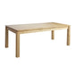 Set da pranzo in legno in solido moderno 1/2/5/7 pezzi Finitura naturale Dinette con sedie in legno