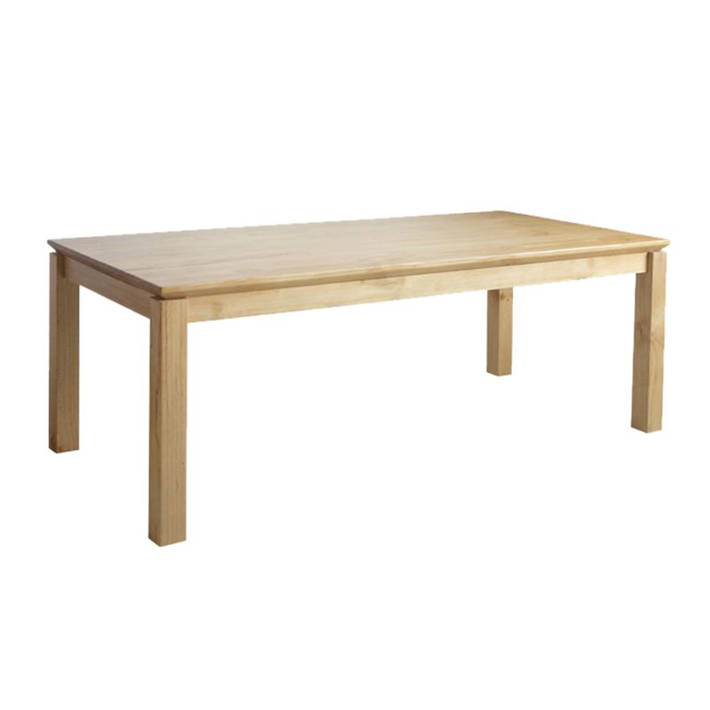 Set da pranzo in legno in solido moderno 1/2/5/7 pezzi Finitura naturale Dinette con sedie in legno