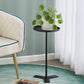 Iron Pedestal End Table Solid Color Round Metal Tray Top Side End Table Clearhalo 'Coffee & Accent Tables' 'End & Side Tables' 'end_side_table' 'end_side_tables' 'furn' 'furn_end_side_tables' 'Furniture' 'furniture_end_side_table' 'Living Room Furniture' 1200x1200_50bc29df-6505-4be9-a67d-dbc333abf983