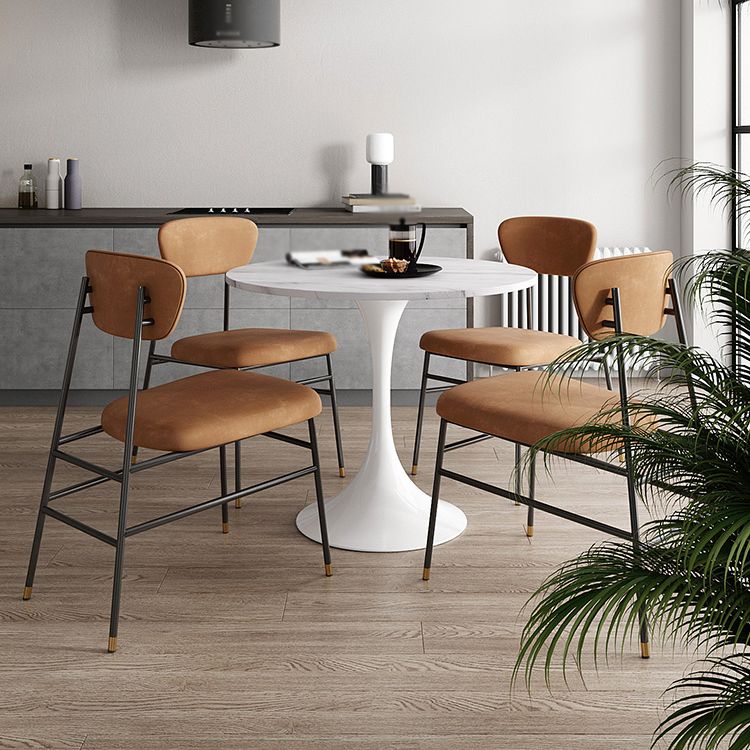 Modern 1/2/3/5 Pieces Dining Set Round Wood Dining Table for Dining Room Clearhalo 'Dining Room Sets' 'Dining Tables & Seating' 'dining_room_set' 'furn' 'furn_dining_room_set' 'Furniture' 'furniture_dining_room_set' 'Kitchen & Dining Furniture' 1200x1200_50bce372-5d92-4a44-b441-2b53e56aabba