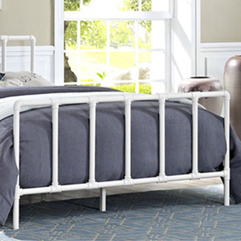 Industrial Style Bed Frame Iron Slat Bed with Headboard and Footboard Clearhalo 'Bedroom Furniture' 'Beds' 'furn' 'furn_beds' 'Furniture' 1200x1200_50be9429-54fe-4379-af62-a0ca823766e9