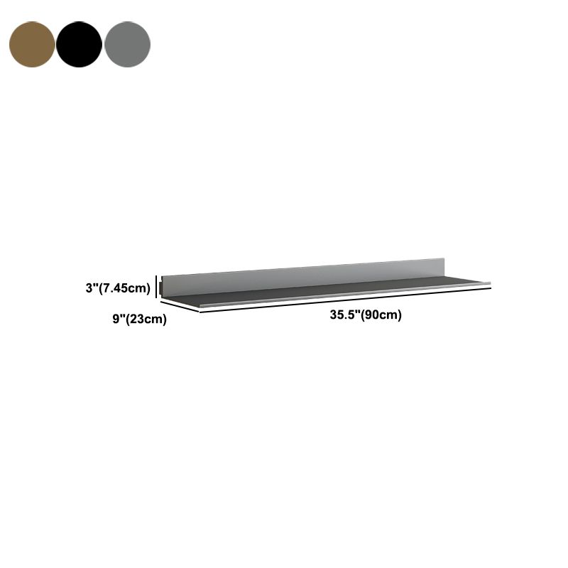 Estantería de estantería de metal moderna estantería flotante montada en la pared para sala de estar