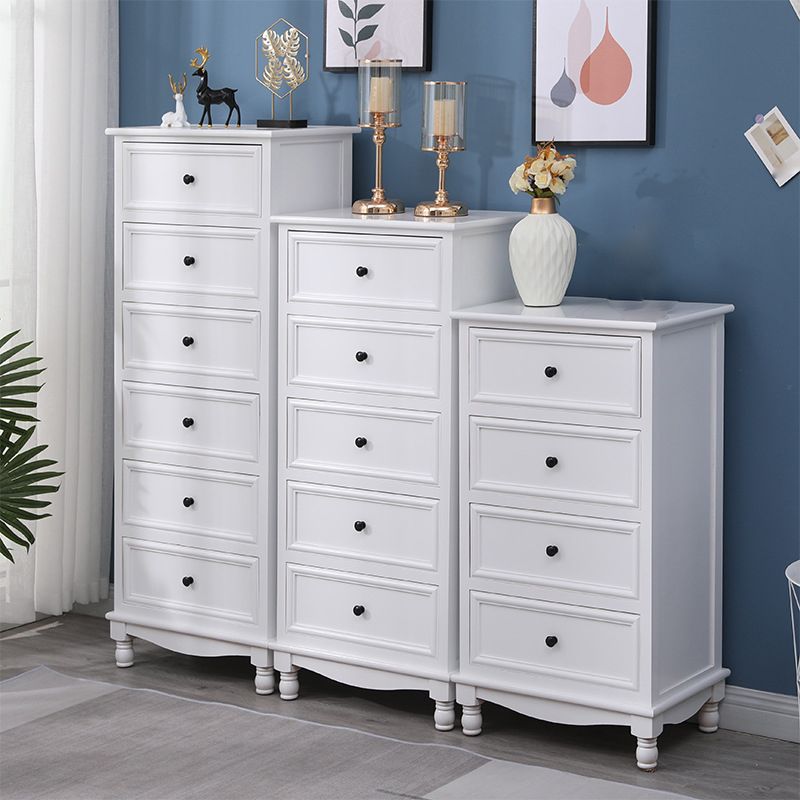 Rectangle Accent Chest with Drawers 13.77" Wide Wood Chest Contemporary