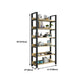 Modern Etagere Mental Bookcase Open Back Bookshelf for Balcony and Living Room Clearhalo 'Bookcases' 'furn' 'furn_bookcases' 'Furniture' 'Office Furniture' 1200x1200_50c3727f-da12-403e-b6f9-17b9365f1edd