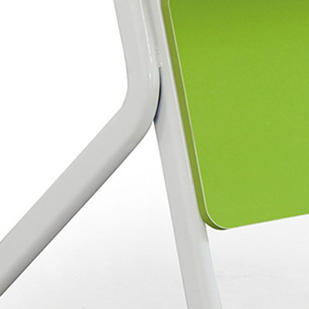 Scrivania contemporanea per la scrivania rettangolare con ruote a fuoco