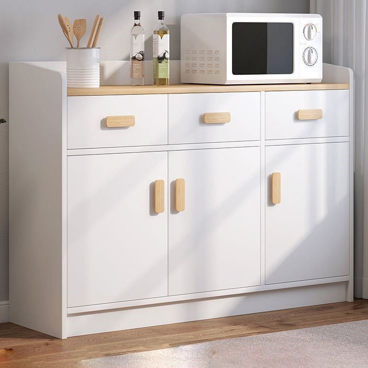 Sideboard del pavimento in legno moderno mobile rettangolo moderno per la casa