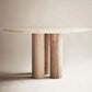 Round Dining Table Modern Wood Color Fixed Table of Pine Solid Wood Clearhalo 'Dining Tables & Seating' 'Dining Tables' 'dining_table' 'furn' 'furn_dining_table' 'Furniture' 'Kitchen & Dining Furniture' 1200x1200_50cd32dd-0ce1-447b-96e3-a92b8835edea
