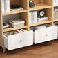 Contemporary Standard Book Shelf Engineered Wood Open Bookcase