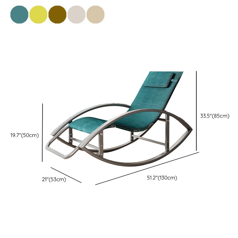 Contemporary Rocker Chair Metal Frame Water Resistant Fabric Rocker Chair with Pillow Clearhalo 'Chairs & Seating' 'furn' 'furn_rocking_chairs' 'Furniture' 'Living Room Furniture' 'Rocking Chairs' 'rocking_chairs' 1200x1200_50ced03a-ee44-49a2-9cc5-98d3fc77b2a1