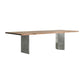 Rectangle Shape Glam Dining Table Solid Wood Fixed Table for Kitchen Clearhalo ' dining_table' 'Dining Tables & Seating' 'Dining Tables' 'furn' 'furn_dining_table' 'Furniture' 'furniture_dining_table' 'Kitchen & Dining Furniture' 'kitchen&dining_furn' 'kitchen' 'kitchen_dining_table' 1200x1200_50cfd6b6-d529-423c-a42a-5b2f0025f360