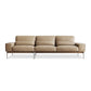 32" High Genuine Leather Square Arm Modern Sofa with Bolster Pillows, Brown Clearhalo 'furn' 'furn_sofas' 'Furniture' 'furniture_sofas' 'kitchen' 'kitchen_sofas' 'Living Room Furniture' 'Sofa' 'sofas' 1200x1200_50d10af8-51af-4269-aaa9-1c8e053bf5a0