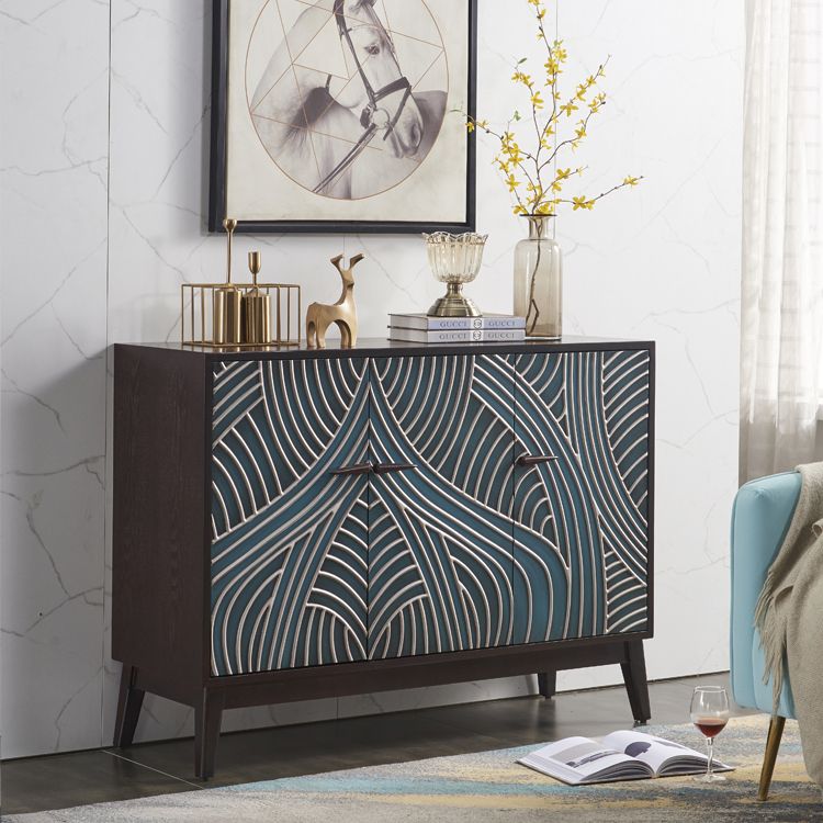 Engineered Wood Buffet Table Contemporary Dining Server for Kitchen Clearhalo 'buffet_sideboard' 'Buffets & Sideboards' 'furn' 'furn_buffet_sideboard' 'Furniture' 'Kitchen & Dining Furniture' 1200x1200_50d1754f-6de9-43a6-b1c6-75537df06353