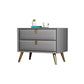Contemporary Bed Nightstand Leather Bedside Cabinet with 2 Drawers Clearhalo 'Bedroom Furniture' 'furn' 'furn_night_stand' 'Furniture' 'night_stand' 'Nightstands' 1200x1200_50d3017e-be25-4a90-a6c8-754a33ed2b27