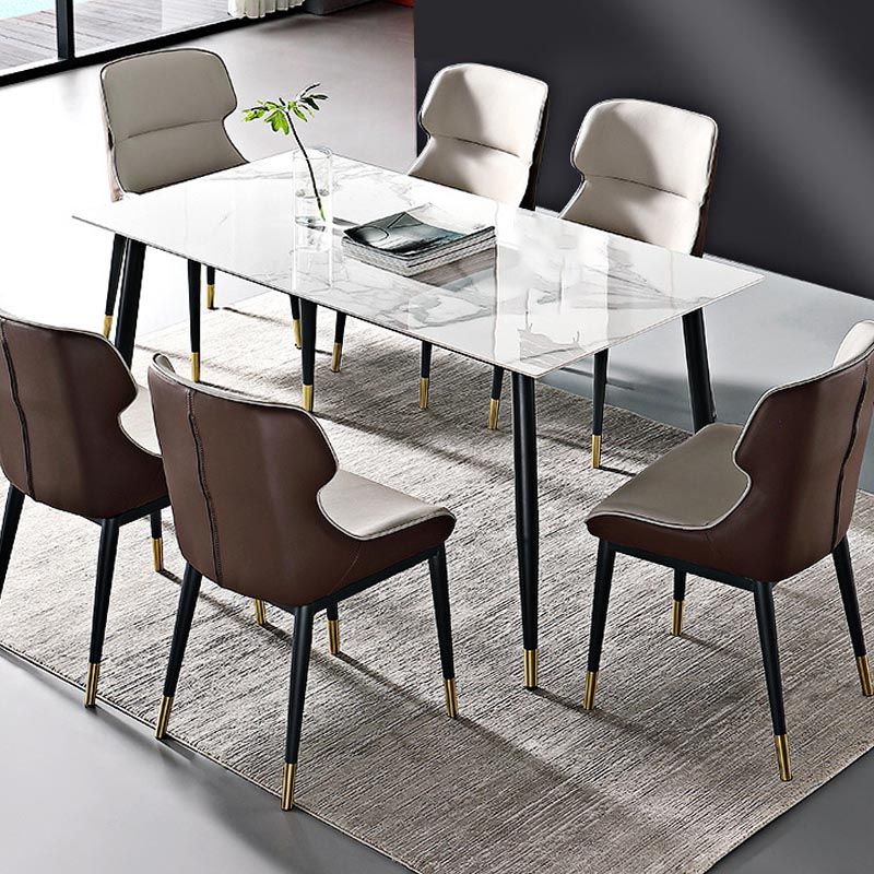 Upholstered Dining Side Chair Leather Dining Chair for Dining Room Clearhalo 'Dining Chairs' 'Dining Tables & Seating' 'dining_chair' 'furn' 'furn_dining_chair' 'Furniture' 'Kitchen & Dining Furniture' 1200x1200_50d615d5-9f0d-4a23-bde5-7ce13d2d49d8