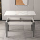 4 Legs Dining Table Rectangle Dining Table for Kitchen Dining Room
