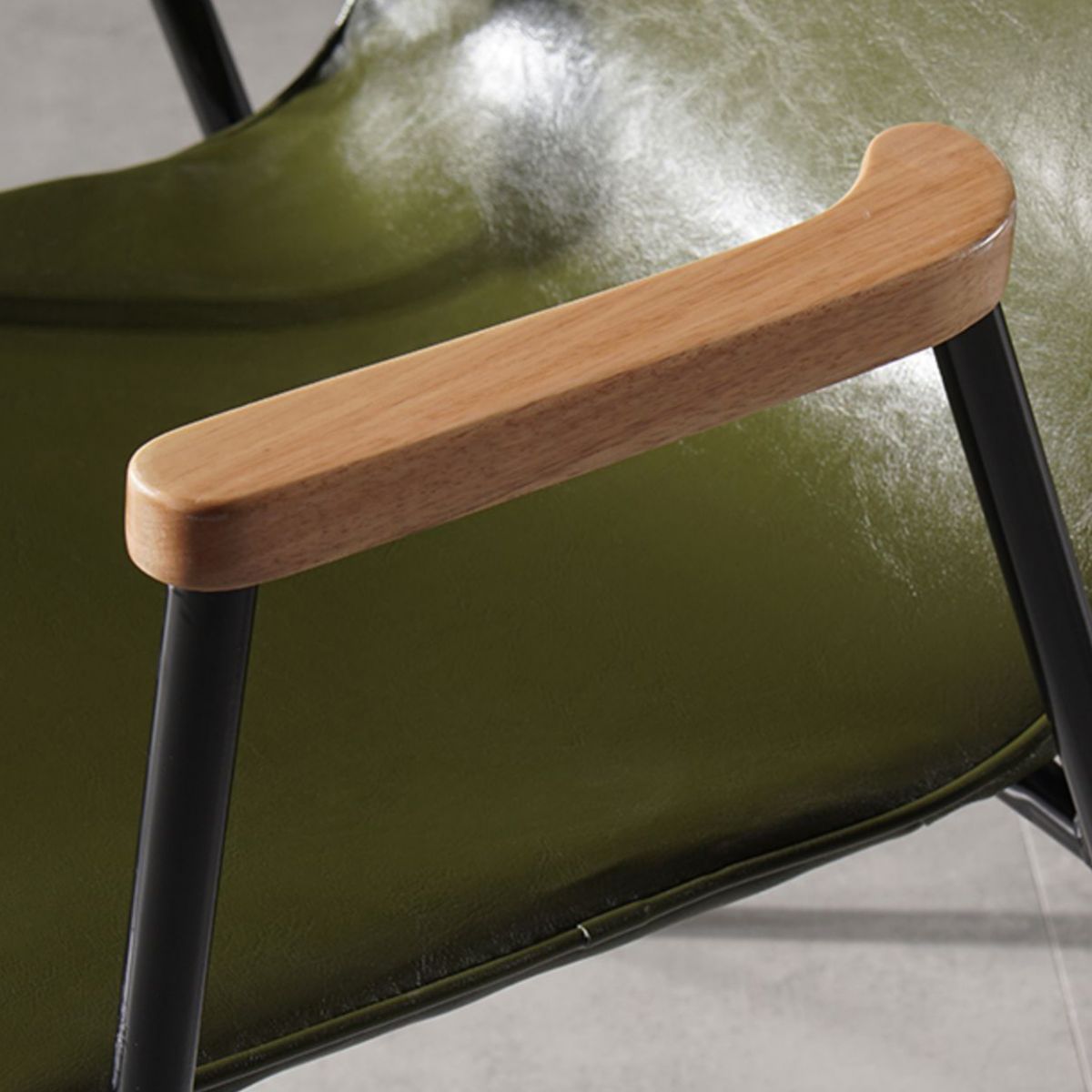 Industrial Style Dining Chairs Kitchen Arm Side Chairs with Metal Legs Clearhalo ' kitchen&dining_furn' 'Dining Chairs' 'Dining Tables & Seating' 'dining_chair' 'furn' 'furn_dining_chair' 'Furniture' 'furniture_dining_chair' 'Kitchen & Dining Furniture' 'kitchen' 1200x1200_50d76dfb-bb9a-4eb2-8ca6-02aa07904d95