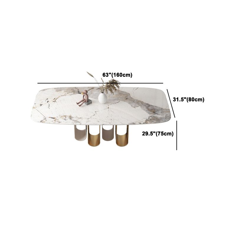 Lussuoso set da pranzo rettangolare set da pranzo rettangolare