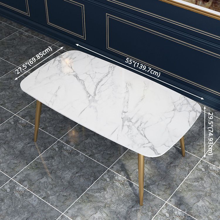 Sintered Stone Scandinavian Dining Room Set with Rectangle Table Dining Table Furniture Clearhalo 'Dining Room Sets' 'Dining Tables & Seating' 'dining_room_set' 'furn' 'furn_dining_room_set' 'Furniture' 'furniture_dining_room_set' 'Kitchen & Dining Furniture' 'kitchen&dining_furn' 'kitchen' 1200x1200_50d86128-1edb-4245-a4f1-5cbc5340f5bb