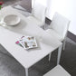 Simple White Kitchen Dining Table Sintered Stone Standard Dining Table with 4 Legs Base Clearhalo ' dining_table' 'Dining Tables & Seating' 'Dining Tables' 'Furniture' 'furniture_dining_table' 'Kitchen & Dining Furniture' 'kitchen&dining_furn' 'kitchen' 'kitchen_dining_table' 1200x1200_50d93671-f7cf-420c-a555-09ac9afc4642