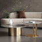 Modern Round Slate Cocktail Table Stainless Steel Pedestal Coffee Table Clearhalo 'Coffee & Accent Tables' 'Coffee Tables' 'coffee_tables' 'furn' 'furn_coffee_tables' 'Furniture' 'Living Room Furniture' 1200x1200_50db3c8e-2c41-4050-864c-9e3dcab7b0ae