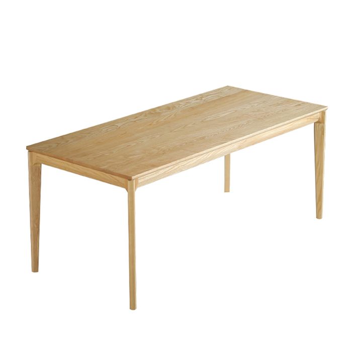 Modern 1/2/3/4/5 Pieces Dining Set Rectangle Solid Wood Legs Dinette Set in Natural Clearhalo 'Dining Room Sets' 'Dining Tables & Seating' 'dining_room_set' 'furn' 'furn_dining_room_set' 'Furniture' 'Kitchen & Dining Furniture' 1200x1200_50dbb569-771d-46d4-b1b9-a9d4d13d9392
