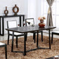 Rectangle Black Industrial Dining Table Pine Solid Wood Table with Trestle Base Clearhalo ' dining_table' 'Dining Tables & Seating' 'Dining Tables' 'Furniture' 'furniture_dining_table' 'Kitchen & Dining Furniture' 'kitchen&dining_furn' 'kitchen' 'kitchen_dining_table' 1200x1200_50dbcbc8-6e0f-4858-a2ee-14573773110e