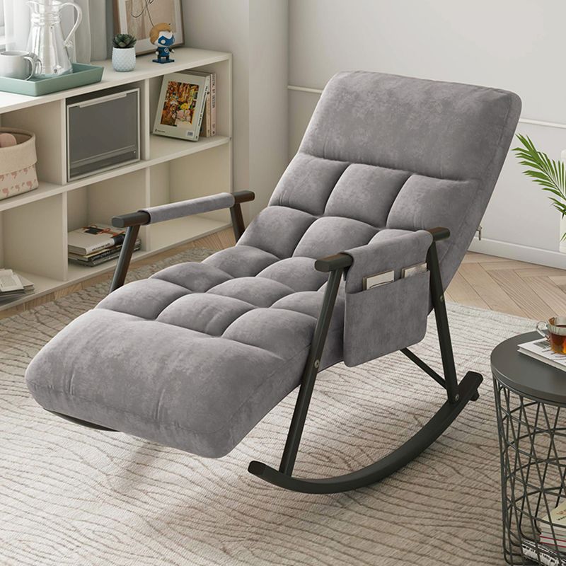 Modern Recliner Chair Upholstered Recliner Chair for Living Room Clearhalo 'Chairs & Seating' 'furn' 'furn_rocking_chairs' 'Furniture' 'Living Room Furniture' 'Rocking Chairs' 'rocking_chairs' 1200x1200_50ddf405-d7d3-499a-aad2-ccb0049d5f04