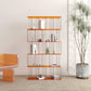 Scandinavian Standard Bookshelf Acrylic Open Back Bookcase with Shelves