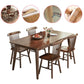 Contemporary Rectangle Dining Table Rubberwood Solid Wood Table with 4 Legs for Home Kitchen Dinner Clearhalo ' dining_table' 'Dining Tables & Seating' 'Dining Tables' 'furn' 'furn_dining_table' 'Furniture' 'furniture_dining_table' 'Kitchen & Dining Furniture' 'kitchen&dining_furn' 'kitchen' 'kitchen_dining_table' 1200x1200_50e1d17b-063f-4ee9-9a5f-635667d4811a