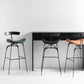 Industrial Black Counter Stools Iron Upholstered Bar Stools Bristol with Contoured Seat Clearhalo 'Bar Furniture' 'Bar Stools' 'bar_stools' 'furniture_bar_stools' 'Kitchen & Dining Furniture' 'kitchen&dining_furn' 'kitchen' 'kitchen_furn' Furniture' 1200x1200_50e24461-5c15-4923-8062-d40474d56e71