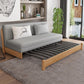 31" Wide Contemporary Sleeper Sofa Futon Gray Wood Sleeper Sofa Clearhalo 'furn' 'furn_futons' 'Furniture' 'Futons & Daybeds' 'Futons' 'Living Room Furniture' 1200x1200_50e3831e-69ab-47d8-97e1-2b0245f5427f