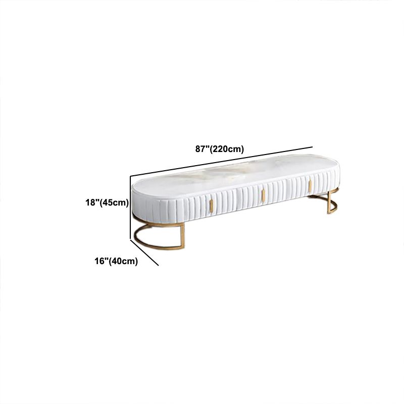 Console TV in stile TV in stile glam con cassetti