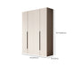 Armoire d'armoire de chambre à coucher de style moderne armoire de rangement en bois avec canne de vêtements